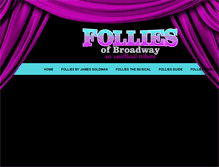 Tablet Screenshot of folliesbroadway.com